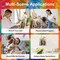 Paint By Number Framed Book & Flowers Kit for Adults with Wooden Easel – DIY Acrylic Oil Painting Canvas Set for Home Wall Decor, 8x12 Inch